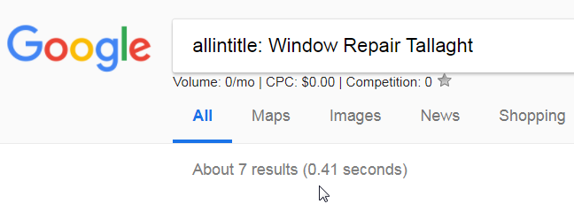 allintitle